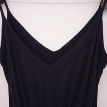 Load image into Gallery viewer, ME Ladies Black One-Piece Body Romper Playsuit Relaxed Sleeveless UK6
