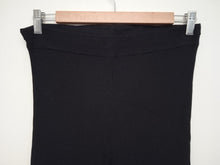 Load image into Gallery viewer, ESSENTIEL ANTWERP Ladies Black Ribbed Stretch Fit Flared Trousers Size UK14
