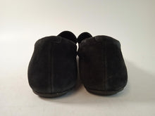 Load image into Gallery viewer, FITFLOP Ladies Black Suede Round Toe Dynamicush Slip-On Loafers Size UK7
