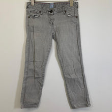 Load image into Gallery viewer, SASS &amp; BIDE Grey Denim Ladies Stretch Tapered Cropped Jeans Size W27 L25

