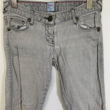 Load image into Gallery viewer, SASS &amp; BIDE Grey Denim Ladies Stretch Tapered Cropped Jeans Size W27 L25
