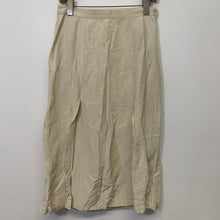 Load image into Gallery viewer, MAX MARA Beige Midi Slit Ladies Pleated Skirt Size UK 12 W28
