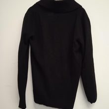 Load image into Gallery viewer, J.CREW Ladies Black Jumper Pullover Ribbed Long Sleeve Sweater XXS
