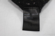 Load image into Gallery viewer, ME Ladies Black Cashmere Speckled Knit Jumper w Removable Polo Neck XS
