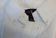 Load image into Gallery viewer, RALPH LAUREN Boys White Short Sleeve Button Down Linen Shirt 14/16Yrs/L
