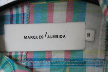 Load image into Gallery viewer, MARQUES ALMEIDA Ladies Multicoloured Cotton Check Long Sleeve Button-Up Shirt XS
