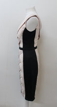 Load image into Gallery viewer, PHASE EIGHT Ladies Carly Sleeveless Weave Dress Black/Cameo Pink UK8 BNWT RRP140
