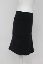 Load image into Gallery viewer, DIVIDED BY H&amp;M Ladies Black Cotton Blend Button Fastened Pencil Skirt UK10
