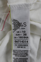 Load image into Gallery viewer, M&amp;S Marks &amp; Spencer Ladies Ivory Mix Tie Waist Long Sleeve Top UK10 RRP35 NEW
