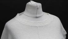 Load image into Gallery viewer, M&amp;S Marks &amp; Spencer Ladies Cream White Crew Neck Jumper Size S RRP15 NEW
