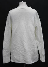 Load image into Gallery viewer, M&amp;S Marks &amp; Spencer Ladies Cream White Crew Neck Jumper Size S RRP15 NEW
