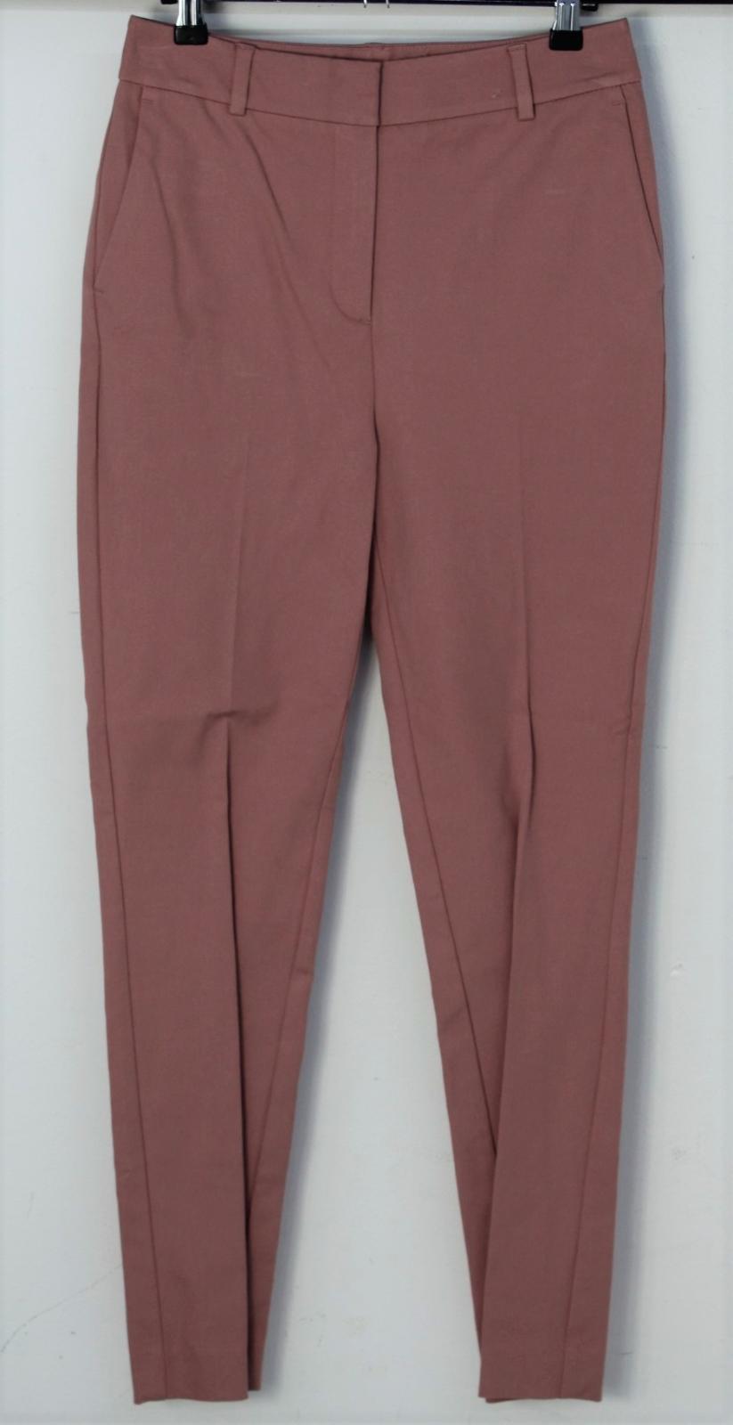 M&S Marks & Spencer Ladies Dusky Rose Cotton Skinny Trousers UK12 RRP45 NEW