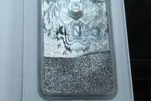 Load image into Gallery viewer, KENZO Paris Tiger Apple iPhone XS Max Metallic Silver 3D Liquid Case

