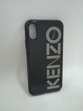 Load image into Gallery viewer, KENZO Black &amp; White Glow-In-The-Dark Neon Logo Iphone X Phone Case One Size NEW

