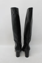 Load image into Gallery viewer, ATP ATELIER Ladies Gaeta 85 Black Leather Knee High Boots EU38 UK5 RRP625
