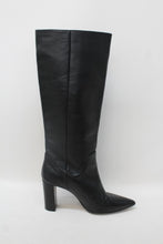 Load image into Gallery viewer, ATP ATELIER Ladies Gaeta 85 Black Leather Knee High Boots EU38 UK5 RRP625
