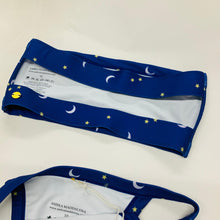 Load image into Gallery viewer, AMBRA MADDALENA Bikini Sets Ladies Blue Night Moon Star Bandeau UK10 NEW RRP180
