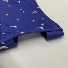 Load image into Gallery viewer, AMBRA MADDALENA Bikini Tops Ladies Blue Midnight Stars Bandeau UK12 NEW RRP40
