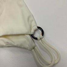 Load image into Gallery viewer, JUILLIET Bikini Bottoms Ladies White Ring Loop Thong Swimsuit UKM NEW RRP40
