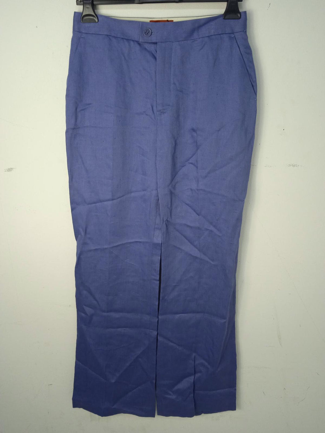 ALTUZARRA Ladies Alaskan Blue Cotton Wide Leg Trousers EU40 UK12 BNWT RRP540