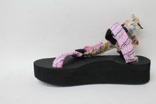 Load image into Gallery viewer, ARIZONA LOVE Ladies Pink Bandana Knotted Floral Flatform Sandals EU39 UK6
