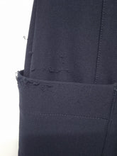 Load image into Gallery viewer, BEIGE Ladies Blue Cotton Blend Pocketed Navy Skirt Cargo Midi UK 6 NEW RRP295

