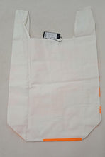 Load image into Gallery viewer, JOSEPH Ladies White Orange Logo Print Foldable Pure Cotton Tote Bag One Size NEW

