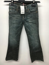 Load image into Gallery viewer, JOSEPH Ladies Blue Jeans Bootcut  Greyed Wash Bottoms UK6 Years NEW RRP90
