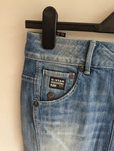 Load image into Gallery viewer, G-STAR RAW Ladies Blue Cotton Denim Arc Long Mini Skirt A-Line W26 L14 BNWT
