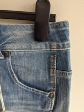 Load image into Gallery viewer, G-STAR RAW Ladies Blue Cotton Denim Arc Long Mini Skirt A-Line W26 L14 BNWT

