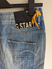 Load image into Gallery viewer, G-STAR RAW Ladies Blue Cotton Denim Arc Long Mini Skirt A-Line W26 L14 BNWT
