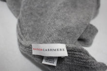 Load image into Gallery viewer, MAISON Ladies Light Grey Cashmere Hi-Lo Longline Poncho Top One Size
