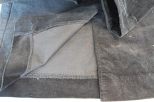 Load image into Gallery viewer, JOHN LEWIS Ladies Black Zip Stretch Cotton Straight Corduroy Skirt UK10 NEW
