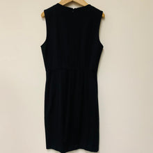 Load image into Gallery viewer, TED BAKER Black Ladies Sleeveless V-Neck Bodycon Dress Size UK S
