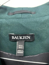 Load image into Gallery viewer, BAUKJEN Ladies Green Forest Long Sleeve Blazer Jacket Classic Double Breast UK8
