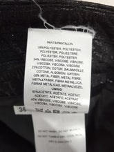 Load image into Gallery viewer, ESSENTIEL ANTWERP Ladies Black Cotton Blend Leaf Print Cropped Trousers EU36 UK8

