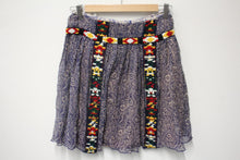 Load image into Gallery viewer, ANNA SUI Ladies Multicoloured Embroidered Printed Mini Skirt Size US4 UK8 NEW
