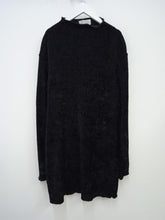 Load image into Gallery viewer, &amp; OTHER STORIES Ladies Black Textured Velvet Mini Tunic Dress US2 UK6

