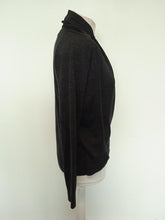 Load image into Gallery viewer, ALLSAINTS Ladies Grey Wool Long Sleeve Wrap Around Rola Panel Jumper Size M
