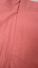 Load image into Gallery viewer, ANN TAYLOR Ladies Pink Side Zip Knee Length Stretch Pleated Skirt Size US4 UK8
