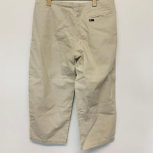 Load image into Gallery viewer, TOMMY HILFIGER Ladies Beige Cropped Trousers Dress Pants Size 2XL
