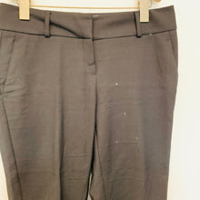 Load image into Gallery viewer, IPEKYOL Ladies Black Cotton Crop Trousers Dress Pants UK10
