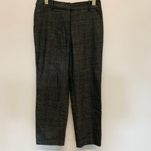 Load image into Gallery viewer, PURE Ladies Grey Patterned Wool Trousers Dress Pants UK10
