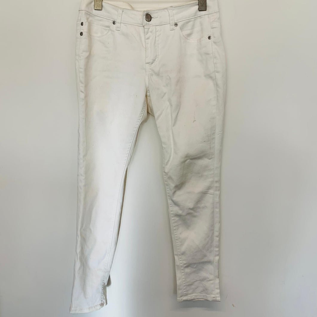 LIVERPOOL JEANS COMPANY Ladies White Stretch Cotton Jeans Skinny UK6