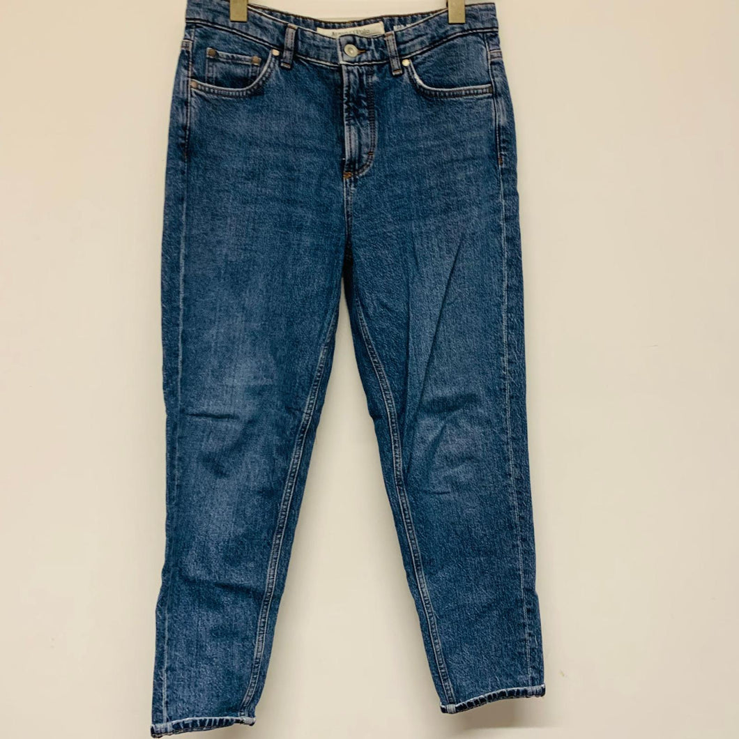 MARC O'POLO Ladies Blue Regular Wash Cotton High Waist Slim Jeans W29 L32