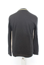 Load image into Gallery viewer, FRED PERRY Men&#39;s Reissues Black Gold Logo Long Sleeve Cotton PiquÃ© T-Shirt M
