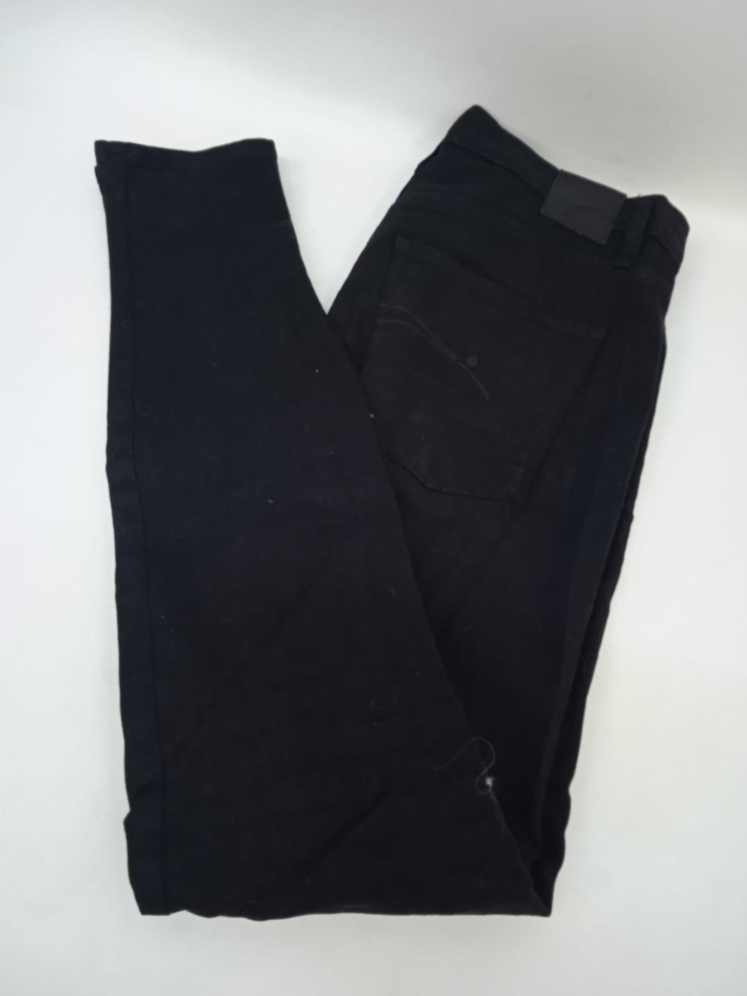 NOBODY Ladies Black Cotton Blend Twill High Rise Cult Skinny Leg Jeans W28 L30