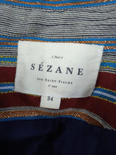 Load image into Gallery viewer, SZANE Ladies Multicoloured Long Sleeve Button Up Short Jacket Size EU34 UK6
