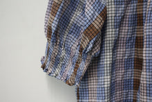 Load image into Gallery viewer, MUNTHE Ladies Multicoloured Cotton Blend Check Vantasic Short Dress EU40 UK12
