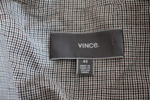 Load image into Gallery viewer, VINCE Men&#39;s Brown Linen Cotton Blend Check Single-Breasted Blazer Jacket UK42
